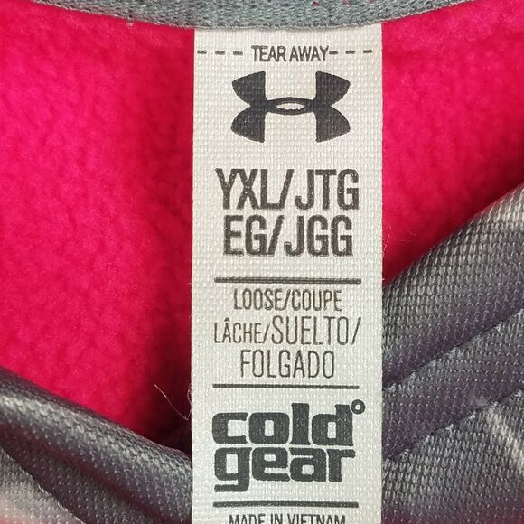 Reading Fightin Phils Hoodie Girls XL Under Armour Cold Gear Loose Sweatshirt - Picture 6 of 10